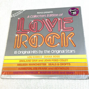 Ronco Love Rock 70's 80's 18 Hits By Orginal Artist Album LP